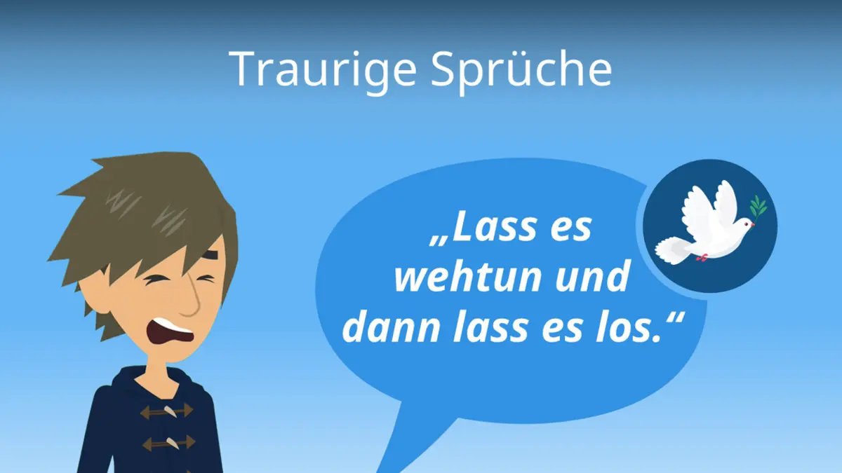 Traurige Sprüche